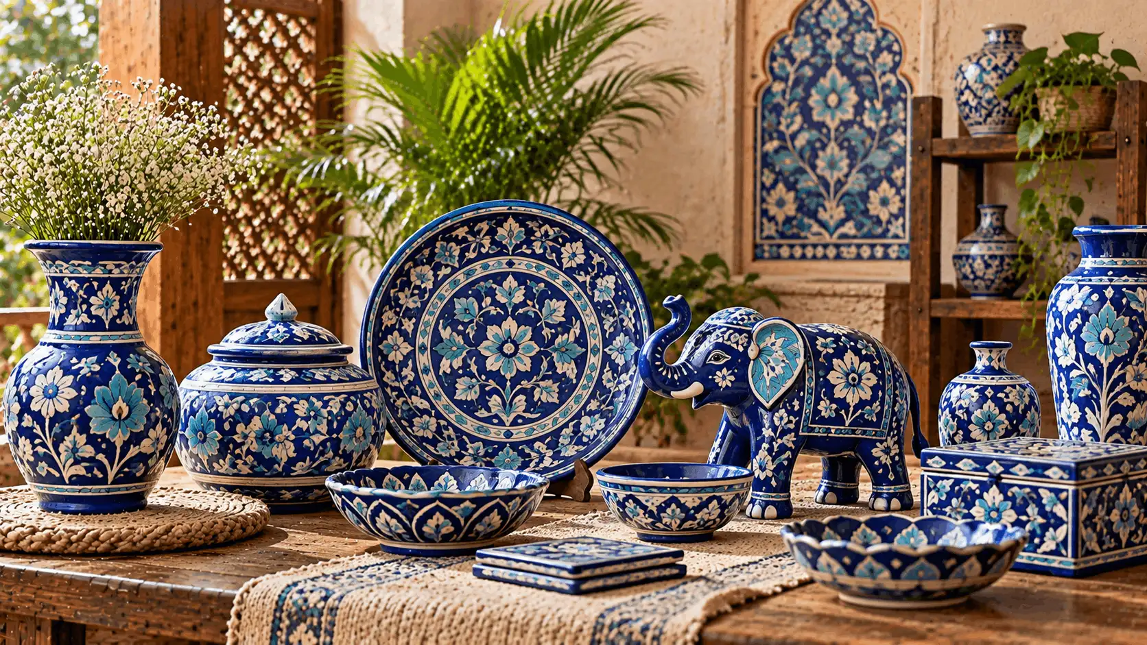 Blue Pottery