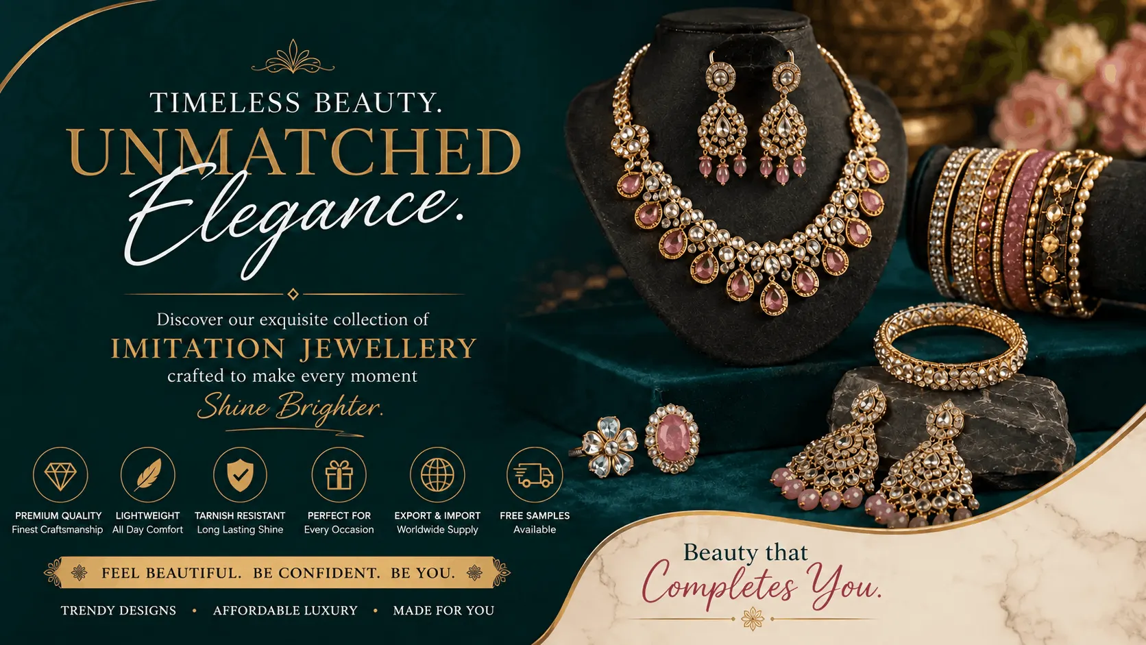 Trade Horizon Imitation Jewellery Export Banner